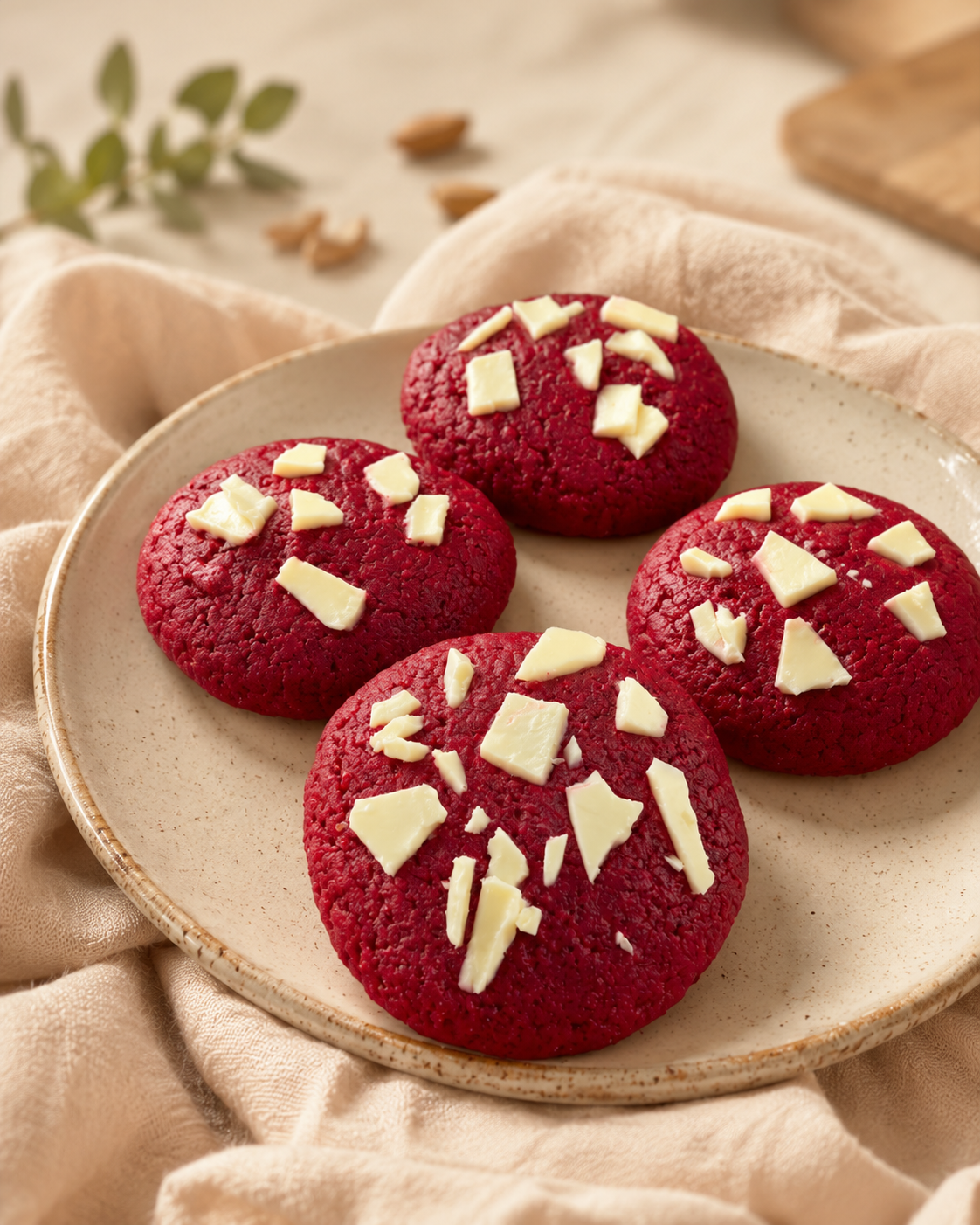 Cookies red velvet x4 (50 g)